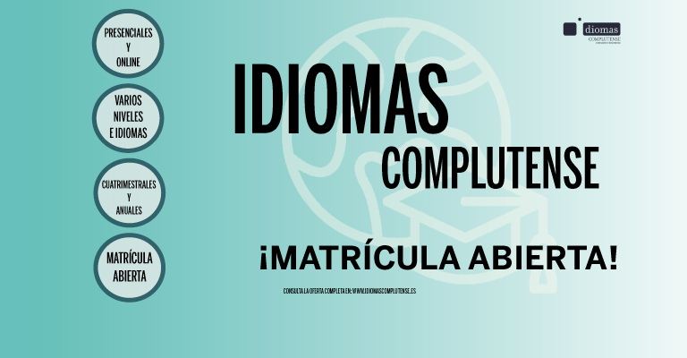 ¡Descubre toda la oferta de Idiomas Complutense e inscríbete!