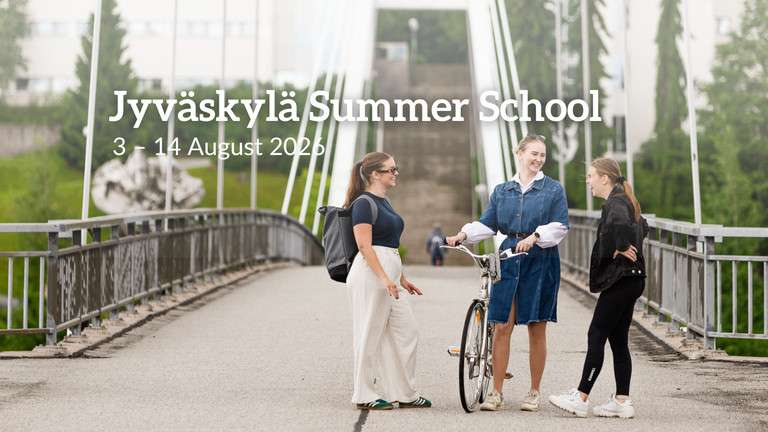 Summer School at University of Jyväskylä, 3–14 August 2026.